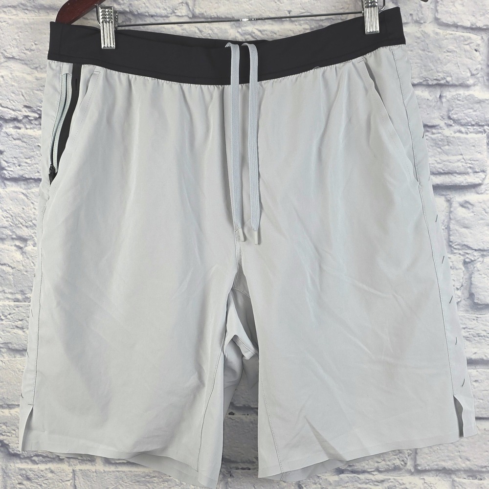 Ten Thousand Men The Interval Short 9 Inch Grey Black Running Training Size XL